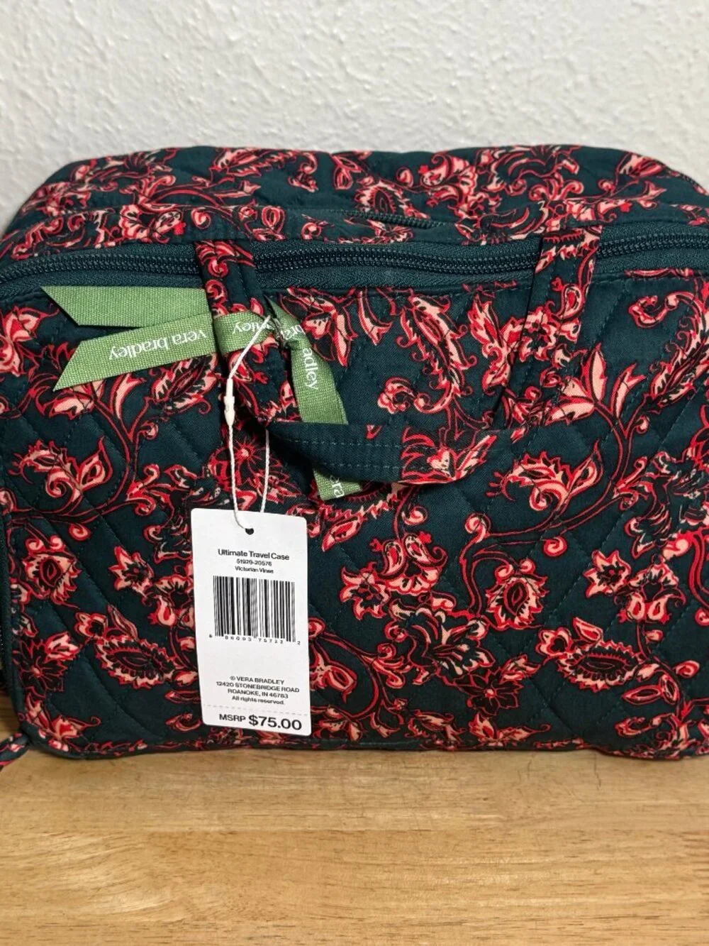 Vera Bradley Ultimate Travel Case in Victorian Vines NWT